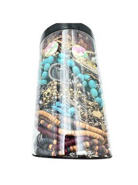Mystery Jewelry Jar #22 Wearable Quality Pieces 2lbs Necklace Bracelet Earrings